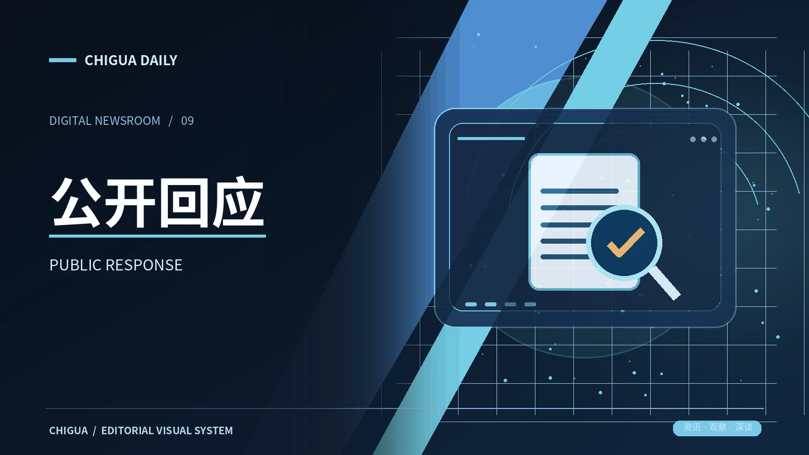 公开回应栏目视觉