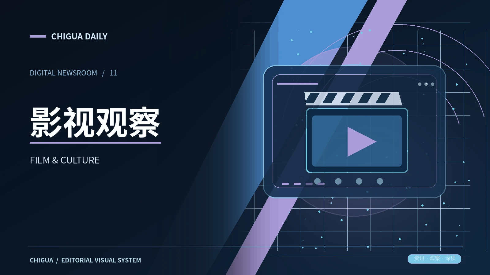 影视观察栏目视觉